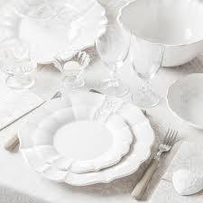 Plato Hondo De Loza Blanca Maisons Du Monde Plates Oval Plates Soup Plating