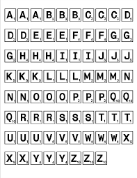 Scrabble Alphabet Magnets Simply Darr Ling Printable Scrabble Tiles Scrabble Letters Printable Alphabet Magnets