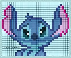 Personnage Disney Lilo Et Stitch Creations Disney Au Point De Croix Dessin Carreau Stitch Disney