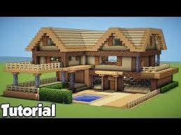 Wood Minecraft How To Build A Large Wooden House Tutorial 2018 Survival In 2020 Minecraft House Tutorials Easy Minecraft Houses Minecraft Houses Blueprints