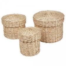 Soldes 2020 Panier Rond Imitation Bois Tresse Avec Couvercle X3 Panier Et Corbeille Rangement Rangement Et Entretien Gifi Panier Rond Couvercle Rangement Plastique
