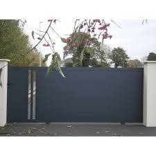 Portail Coulissant Aluminium Ceres Gris Anthracite 355x150cm Portail Coulissant Tendances Jardin Portail