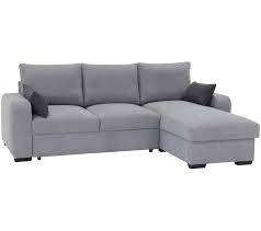 Canape D Angle Convertible Meridienne Reversible Tissu Gris Clair Broadway Canape Angle Convertible Canape Angle Canape Angle Gris