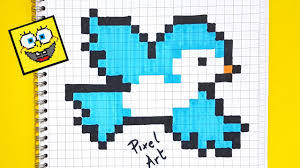 Risultati Immagini Per Pixel Art Pinterest Pixel Art Oiseau Oiseau Coloriage Pixel Art