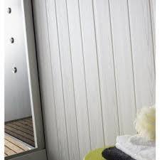 Lambris Pvc Bois Fin Blanc Grosfillex L 260 X L 37 5 Cm X Ep 8 Mm Leroy Merlin Lambris Pvc Blanc Lambris Pvc Salle De Bains Lambris