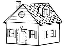 Dans Ma Maison Il Y A Une Cuisine Un Salon Une Chambre Une Salle De Bains House Drawing House Colouring Pages Art Lesson Plans