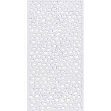 Panneau Treillis Pvc Ajoure Mosaic L 100 X H 200 Cm Blanc Panneau Treillis Treillis Panneau Pvc
