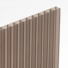 Plaque Polycarbonate Alveolaire 6 Mm Marron Relief L 200 X 100 Cm Plaque Polycarbonate Alveolaire Polycarbonate Relief