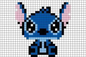Resultat De Recherche D Images Pour Pixel Art Stitch Pixel Art Pattern Stitch Disney Minecraft Pixel Art
