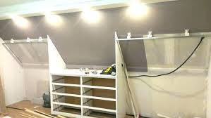 Armoire Sous Pente Dressing Sous Pente Ikea Sous Dressing Sous Sous Placard Sous Dressing En Sous Pente Pax Ikea Dressing Sous Closet Remodel Home Loft Storage