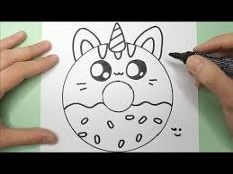 Videotuto Comment Dessiner Et Colorier Un Donut Chat Licorne Kawaii 2 Colorier Comment Dessins Faciles Mignons Dessin Licorne Kawaii Dessin Chat Facile