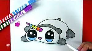 Comment Dessiner Une Licorne Kawaii Dessin Youtube Dessin Kawaii Panda Kawaii Licorne Dessin Kawaii