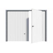 Porte De Garage Basculante Avila Blanche L 240 X H 200 Cm Pre Montee Castorama En 2020 Porte Garage Porte De Garage Basculante Castorama
