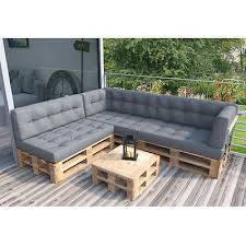 Vicco Lot De Coussin Pour Palette Coussin D Assise Coussin De Dossier Gris Coussin Pour Palette Palette Sofa Salon De Jardin Palettes