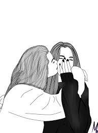 Best Friends Friends Friendship Girls Love Drawings Of Friends Best Friend Drawings Best Friend Sketches