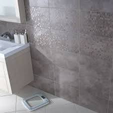 Carrelage Mural Taupe Cemento 25 X 40 Cm Castorama Carrelage Salle De Bain Carrelage Salle De Bain Castorama