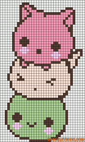 Chats Arte Pixeles Minecraft Patrones Alfa Patron De Pixeles