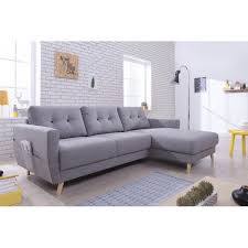Oslo Canape D Angle Droit Convertible Gris Clair Au Design Scandinave Canape Angle Canape Angle Convertible Meuble Canape