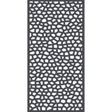 Panneau Treillis Pvc Ajoure Mosaic L 100 X H 200 Cm Gris Panneau Treillis Panneau Decoratif Jardin Treillis