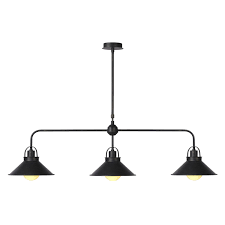Lustre Industriel Metal Noir Lucide Berkley 3 Lumiere S D 118 Cm Plafonnier Cuisine Eclairage Cuisine Et Eclairage De Pendentif De Cuisine