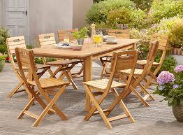Habillez Votre Terrasse Avec Ce Mobilier De Jardin Denia Ideal Pour Vos Repas Entre Amis Castorama In Table De Jardin Table De Jardin Bois Mobilier Jardin