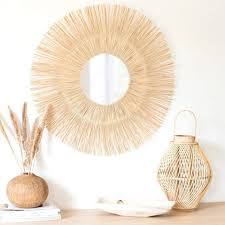 In The Woods Maison Du Monde Sort Une Collection Deco Tres Nature Guirlande Deco Miroir En Rotin Et Decoration
