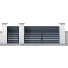 Portail En Aluminium Samson Gris Castorama Portail Aluminium Portillon Aluminium Gris 7016