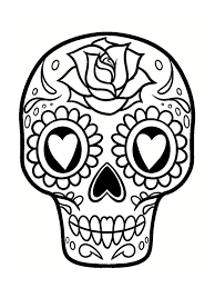 Coloriage Tete De Mort Mexicaine 20 Dessins A Imprimer Coloriage Tete De Mort Dessins Calavera Tete De Mort