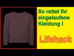 Eingelaufene Kleidung Retten Pullover T Shirt Wasche Wieder Weiten Fashion Hacks Deutsch Youtube Pullover T Shirt Shirts