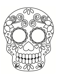 Coloriage Tete De Mort Mexicaine 20 Dessins A Imprimer Coloriage Tete De Mort Coloriage Halloween A Imprimer Coloriage Halloween