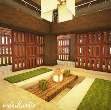 Washitsu Japanese Dining Room In 2020 Minecraft Interior Design Minecraft Room Minecraft Houses