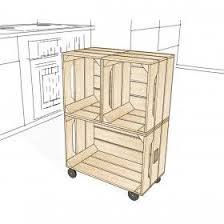 Chariot A Roulettes En Bois Simply A Box Caisse Bois Mobilier De Salon Idee Deco Vintage