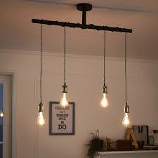 Suspension E27 Style Industriel Yuni Metal 4 Lumieres Inspire Leroy Merlin Avec Images Style Industriel Suspension Luminaire