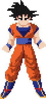 Goku By Heimi0807 Pixel Art Dragon Ball Goku Dragon Ball Z