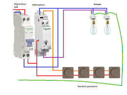 Installation Telerupteur Unipolaire Schneider Cablage Electrique Maison Plan Electrique Maison Cablage Electrique