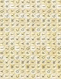 Scrabble A Imprimer A Imprimer Lettres Scrabble Scrabble Et Lettre A