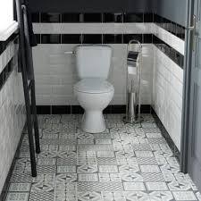 Dalle Pvc Adhesive Carreaux De Ciment Noirs Et Blancs Poprock 30 X 30 Cm Vendue Au Carton Carreaux De Ciment Noir Et Blanc Adhesif Carreaux De Ciment Carreau De Ciment