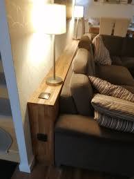 Eichenablage Hinter Dem Sofa Mit Schalter Fur Lampen In 2020 Sofa Ablage Eiche
