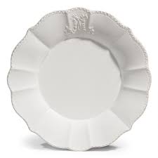 Flacher Teller Aus Keramik Weiss Assiettes Plates Deco Maison Du Monde Assiette Vaisselle