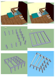 Estrade Pour Un Bureau Avec Lit Escamotable Lit Escamotable Lit Lit Plateforme