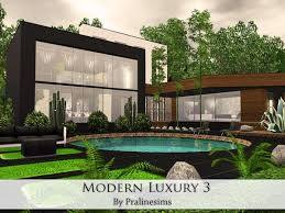 The Sims Resource Modern Luxury 3 House By Pralinesims Sims 3 Downloads Cc Caboodle Sims 4 Modern House Sims House Sims House Plans