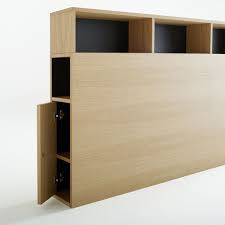 Tete De Lit Avec Rangements Biface Taille 160 Cm Tete De Lit Avec Rangement Lit Rangement Et Design Chambre Rustique