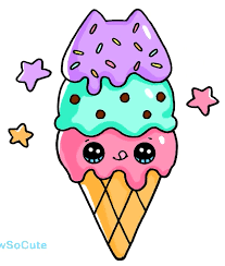 Ice Cream Cone Pusheen Dessin Kawaii Glace 365 Dessins Kawaii Dessin Kawaii