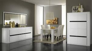 Salle A Manger Moderne Banut Blanc Laque Conforama En 2020 Buffet Noir Salle A Manger Moderne Salle A Manger Complete