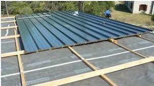Pose Bac Acier Garage Toit Plat Toit Plat Toit Bac Acier