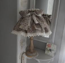 Lampe Liberty Et Dentelle Forme Jupon Luminaires Par Creations De Natalye Decoration Shabby Chic Deco Maison Decoration Maison