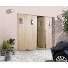 Porte De Garage Pliante Manuelle Primo 200 X 240 Cm Avec Hublot Porte Garage Garage Porte Garage Bois