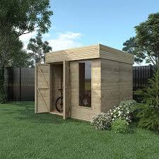 Abri De Jardin Bois Hutta 4 8 M Ep 15 Mm Abri De Jardin Leroy Merlin Garden Cabins Garden Storage Shed Backyard Sheds