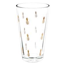 Verre Haut Motif Ananas Dores En Verre Maisons Du Monde Ananas Dore Ananas Luminaire Maison Du Monde
