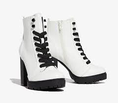 Black Boots White Sole 10 Good Looking Vegan Lace Up Boots You Can Buy 2020 Combat Boots Heels High Heel Combat Boots Black Heel Boots